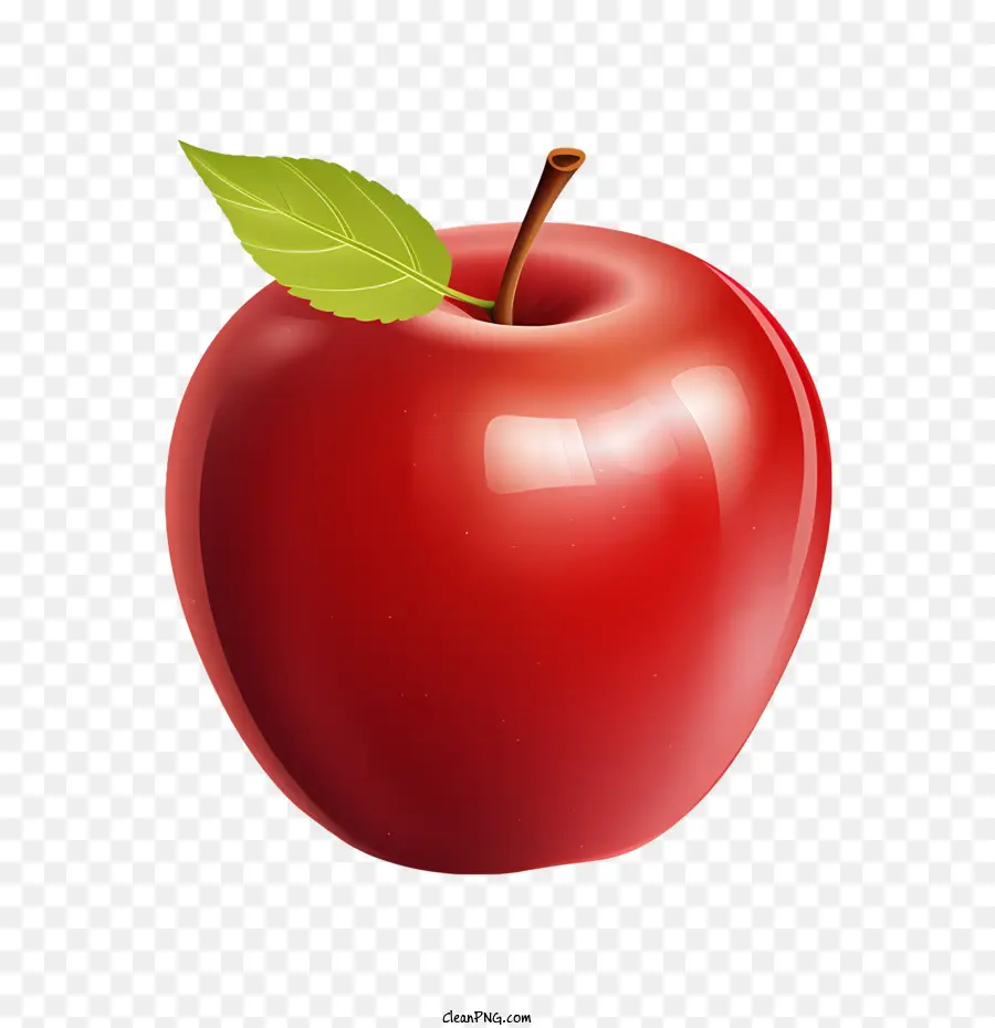 Manger Une Pomme Rouge De La Journée，Pomme Rouge PNG