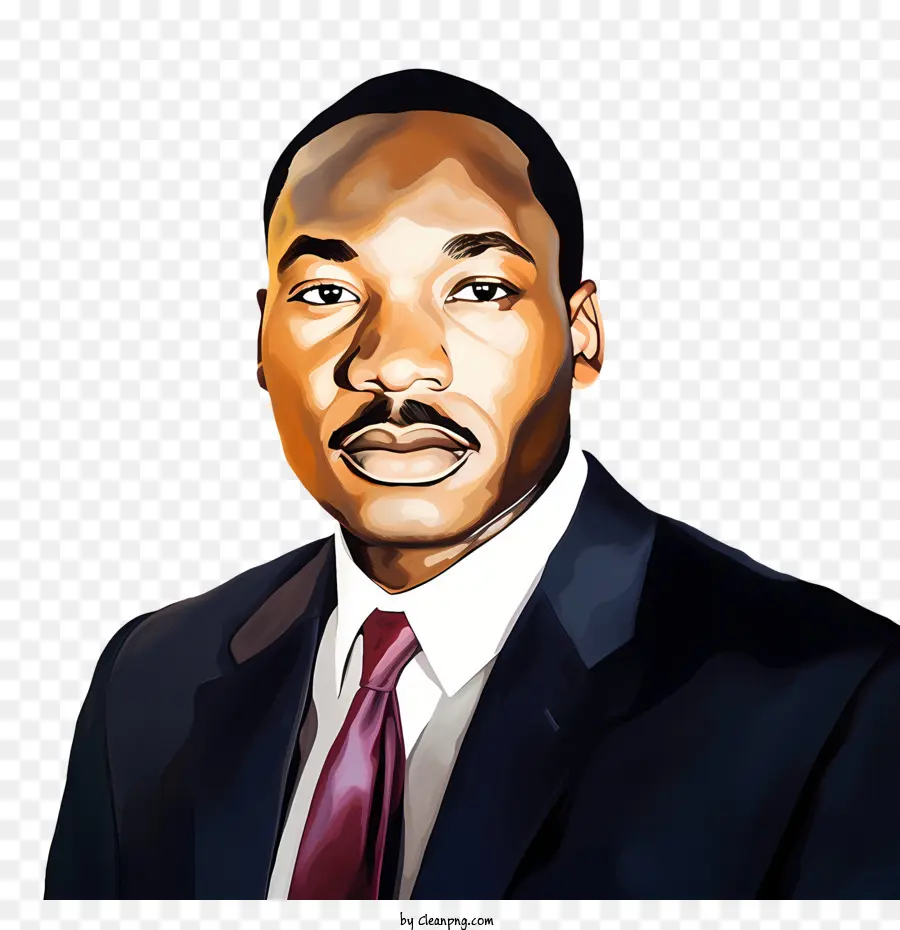 Martin Luther King，Portrait PNG