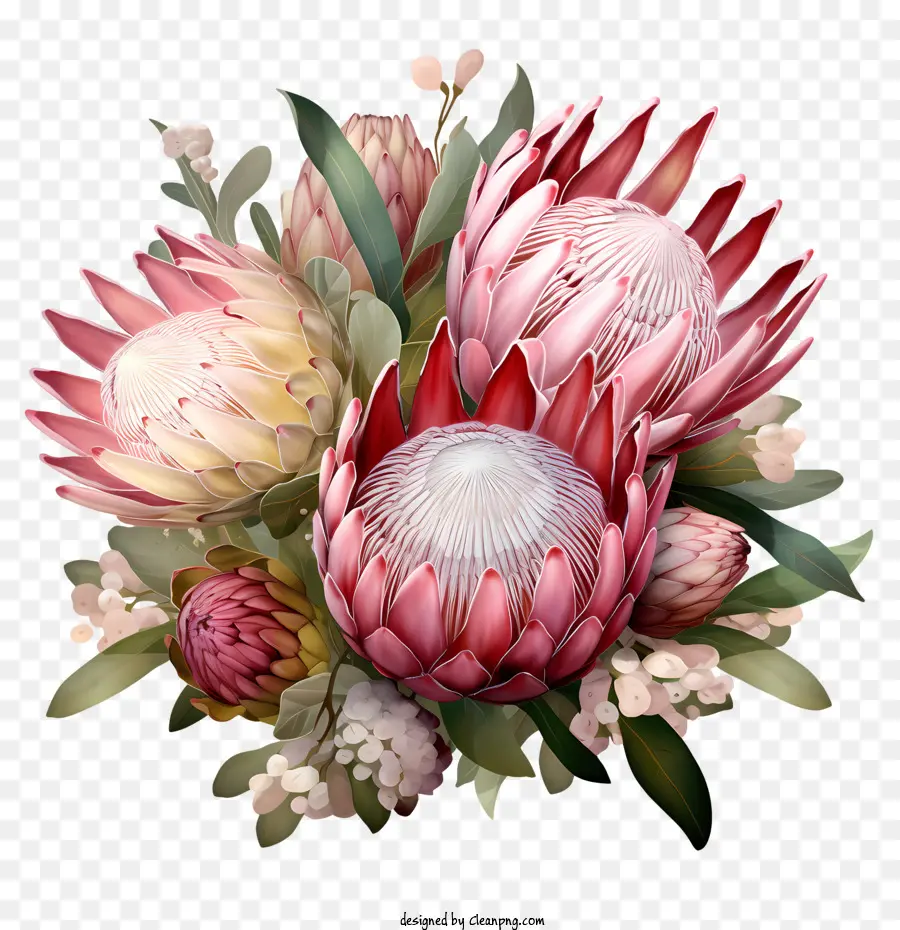Protea Fleur，Fleur PNG