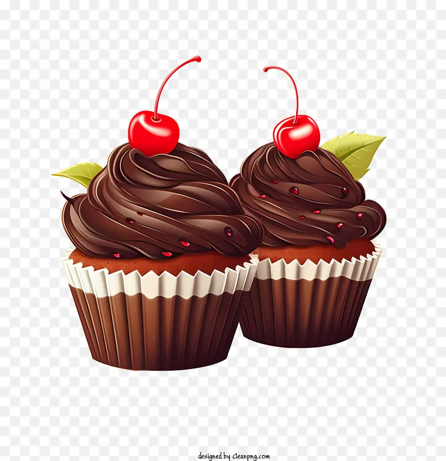 Journée Des Cupcakes Au Chocolat，Petits Gâteaux Au Chocolat PNG