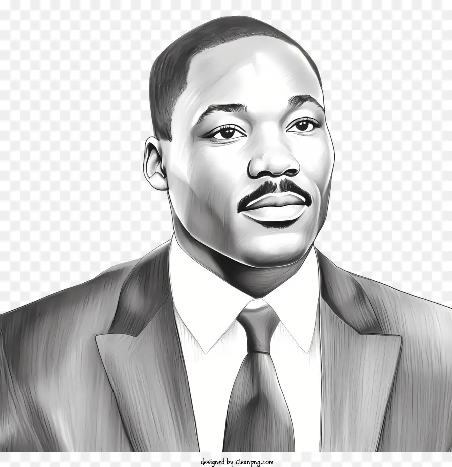 Martin Luther King，Portrait PNG