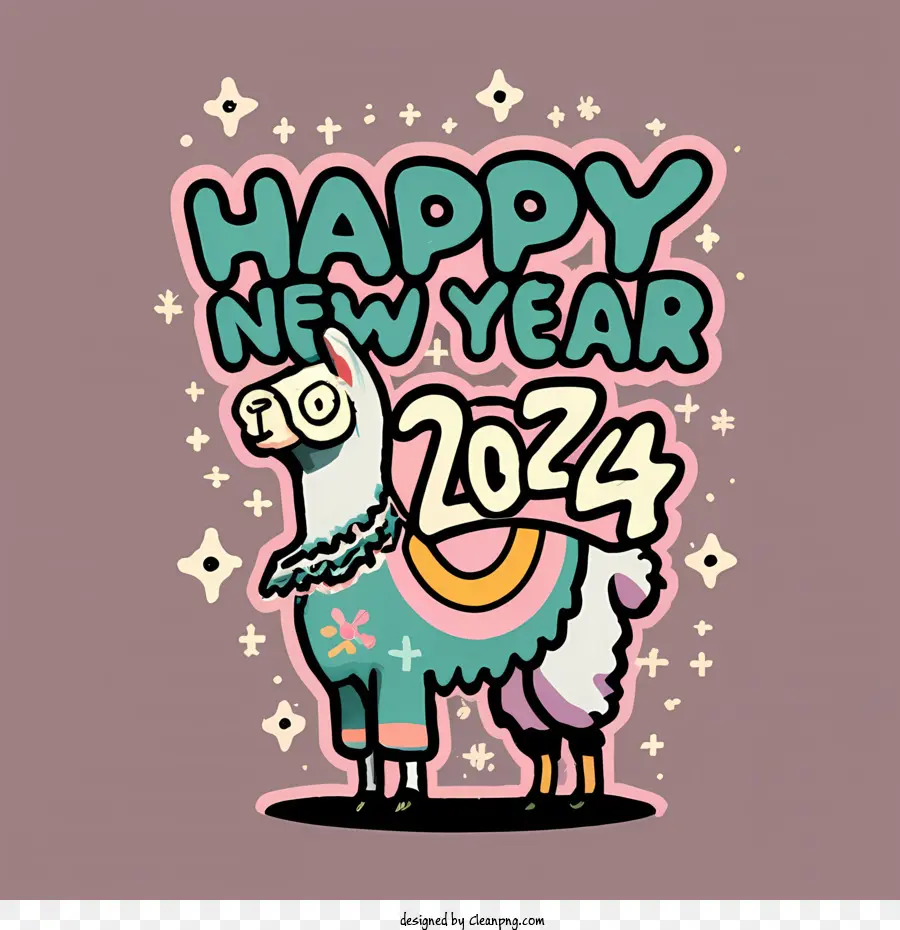 2024 Bonne Année，Appelé PNG