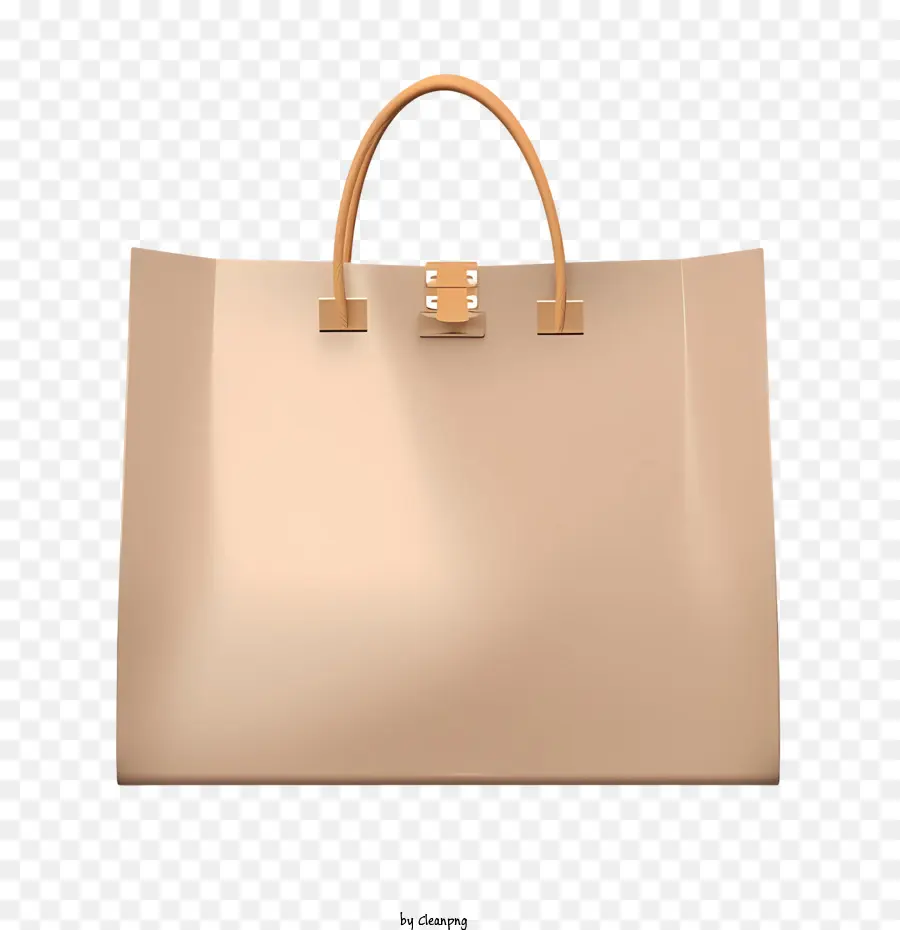 Sac à Provisions En Papier，Sac Shopping Beige PNG