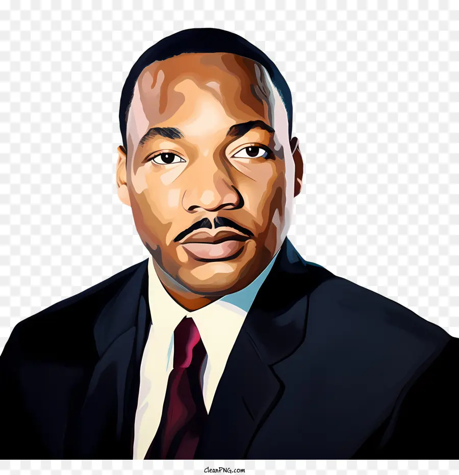 Martin Luther King，Leader Des Droits Civils PNG