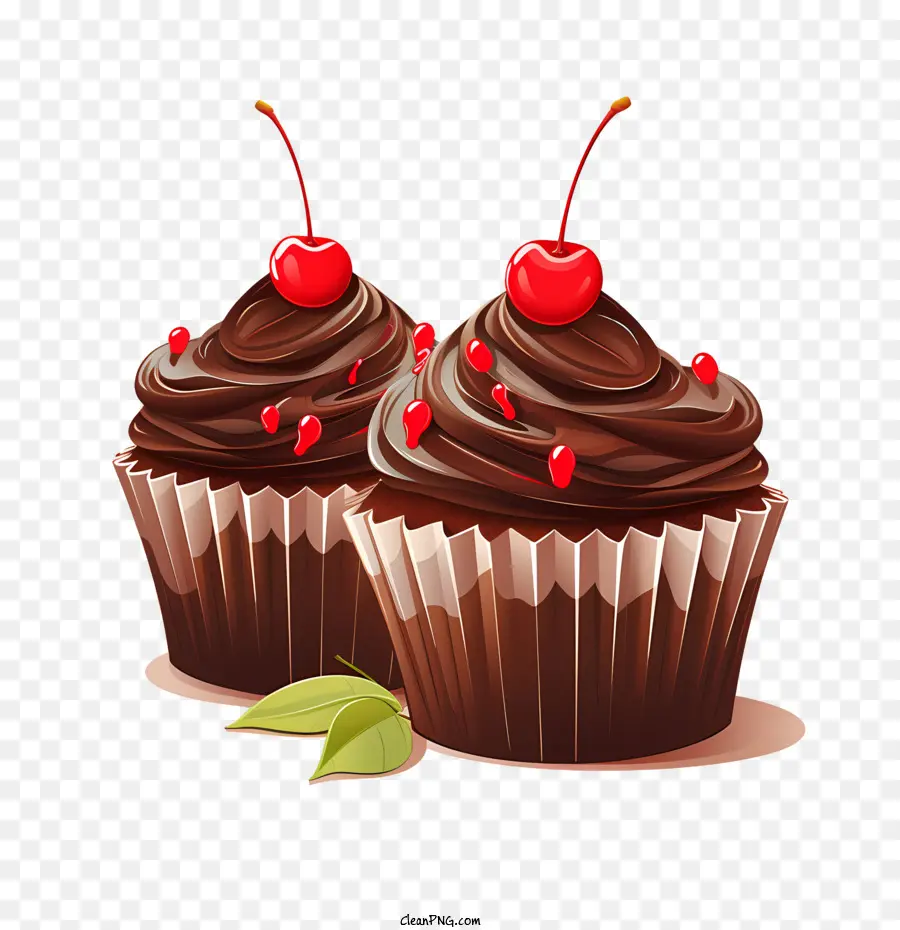 Journée Des Cupcakes Au Chocolat，Petit Gâteau Au Chocolat PNG