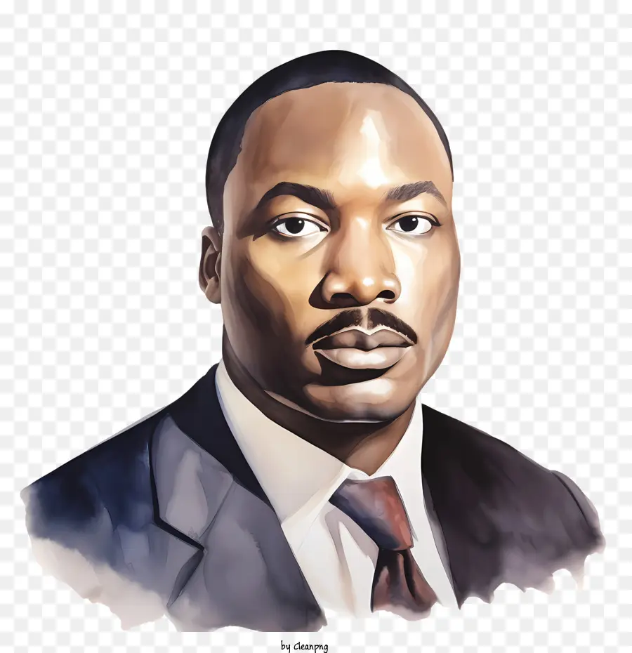Martin Luther King，Portrait PNG