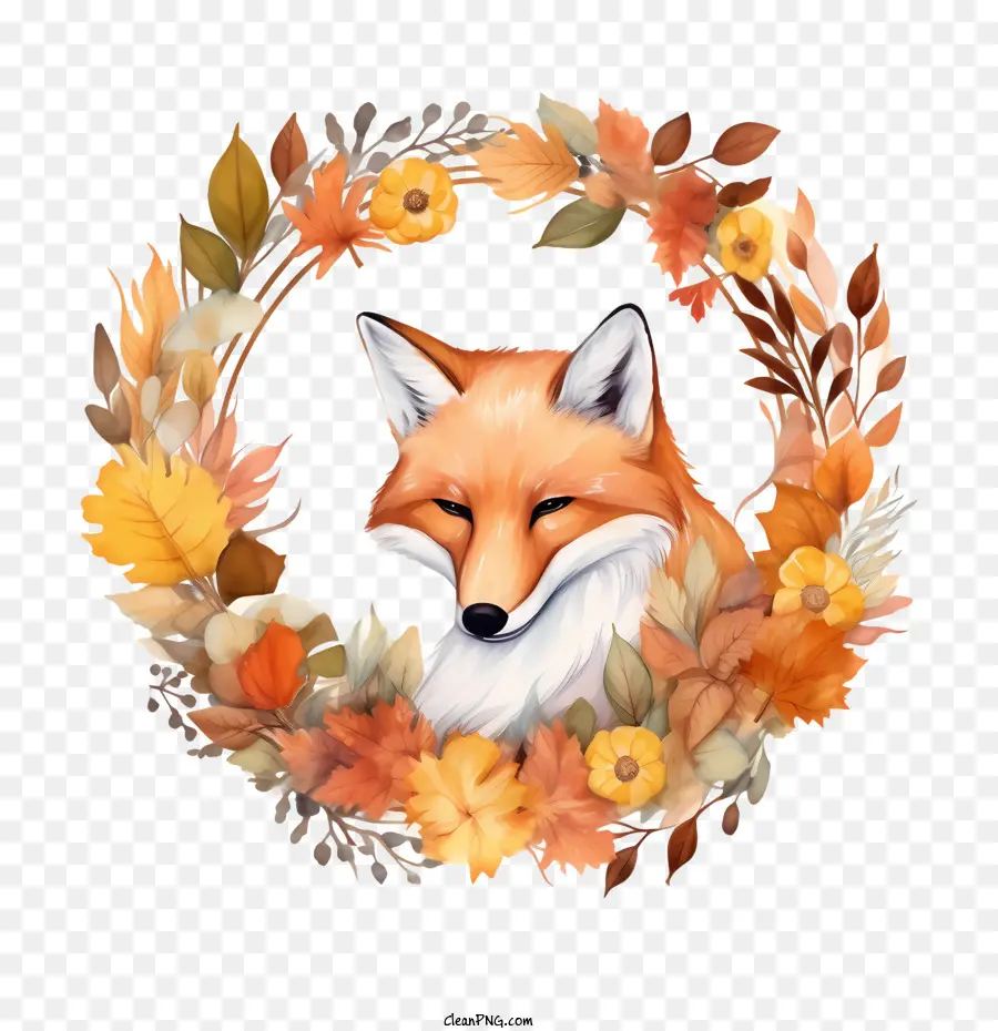 Renard D'automne，Renard PNG