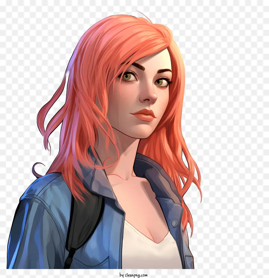 Personnage De Grand Theft Auto，Fille Aux Cheveux Roux PNG