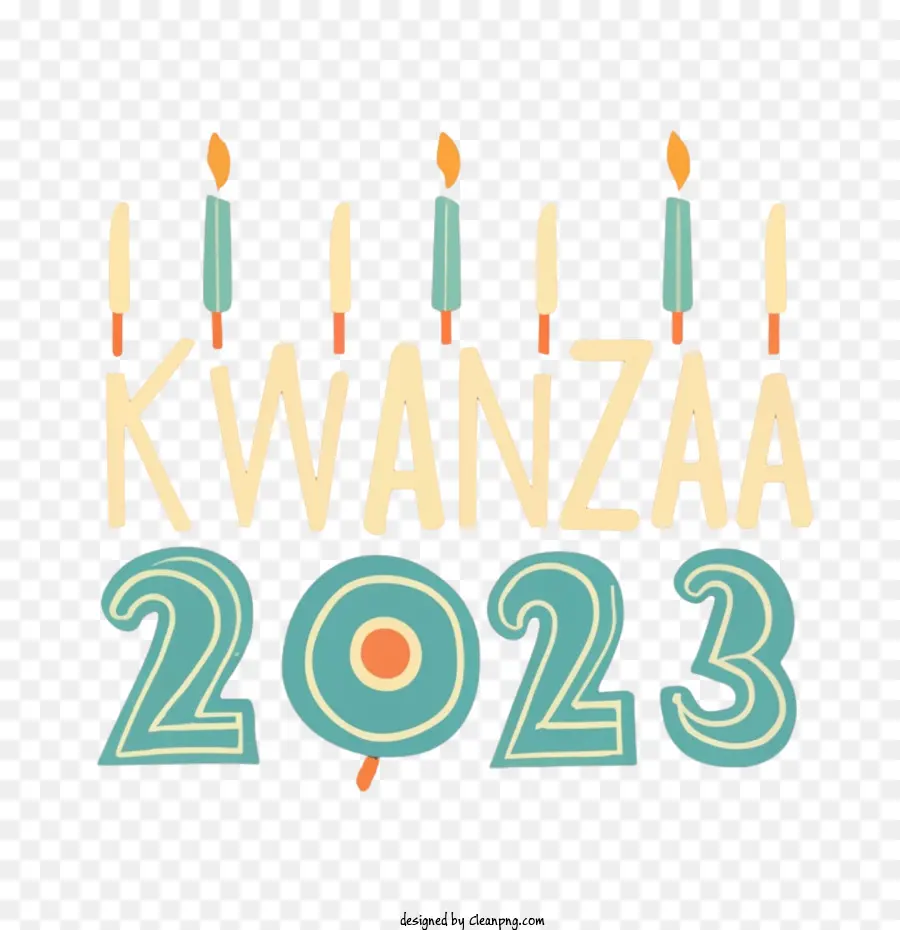 2023 Kwanzaa，Bougies Kwanzaa 2023 PNG