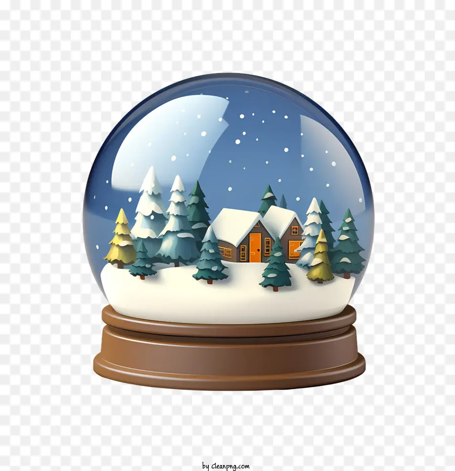 Boule De Neige De Noël，Globe PNG
