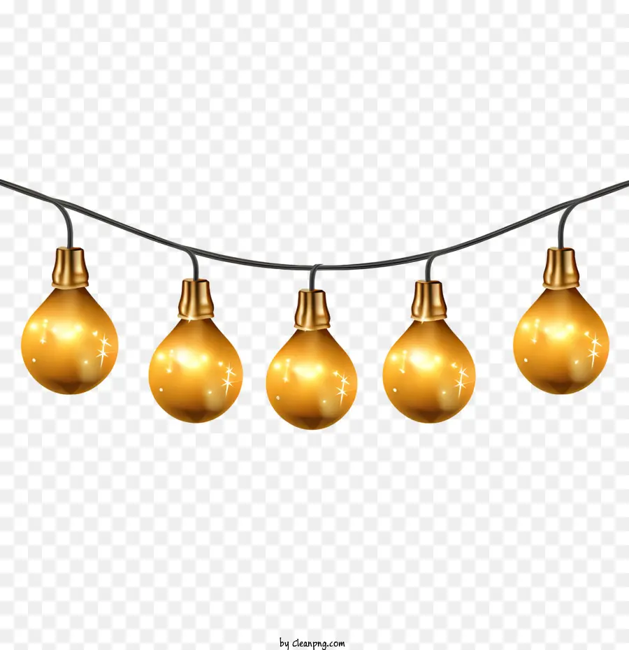 Les Lumières De Noël，Les Ampoules PNG