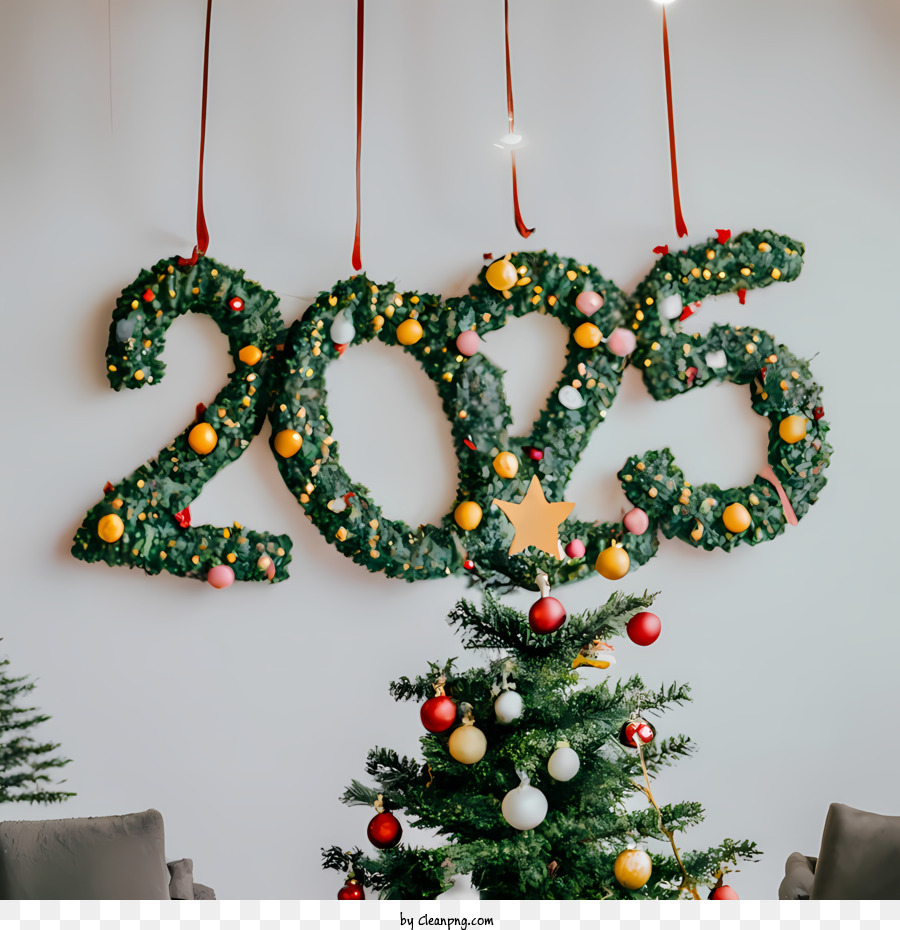 2025 Bonne Année, Arbre De Noël, Nouvelle Année PNG 2025 Bonne Année