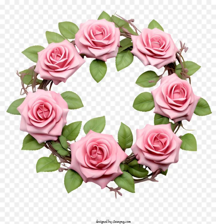 Couronne De Roses，Roses Roses PNG