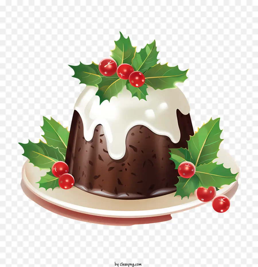 Le Christmas Pudding，Meringue PNG