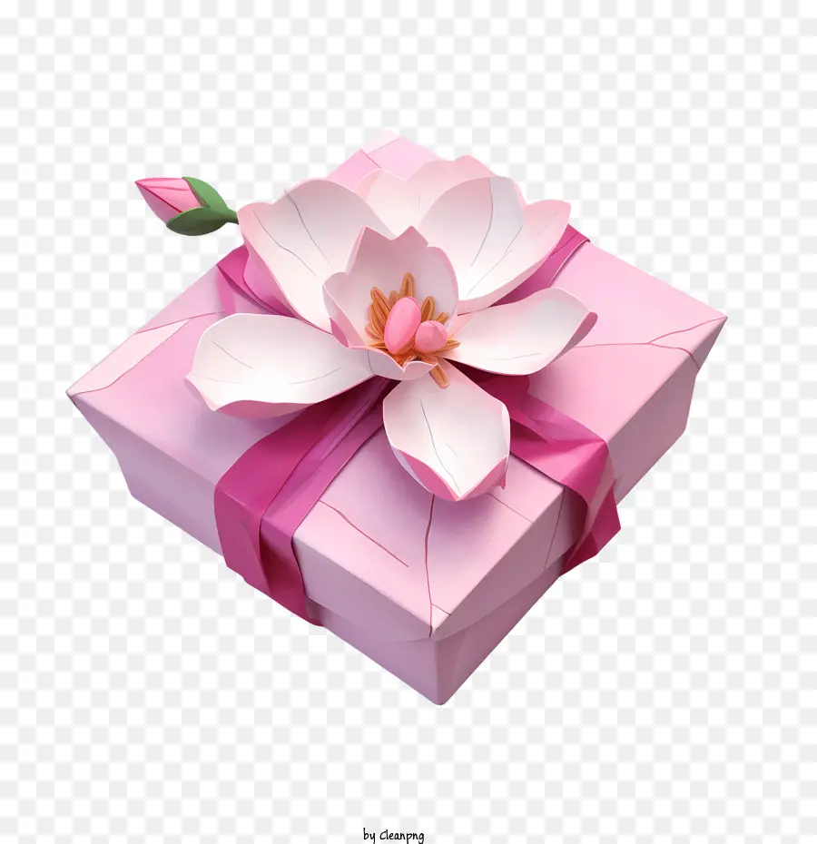 Rose De Boîte Cadeau，Bouquet De Fleurs PNG