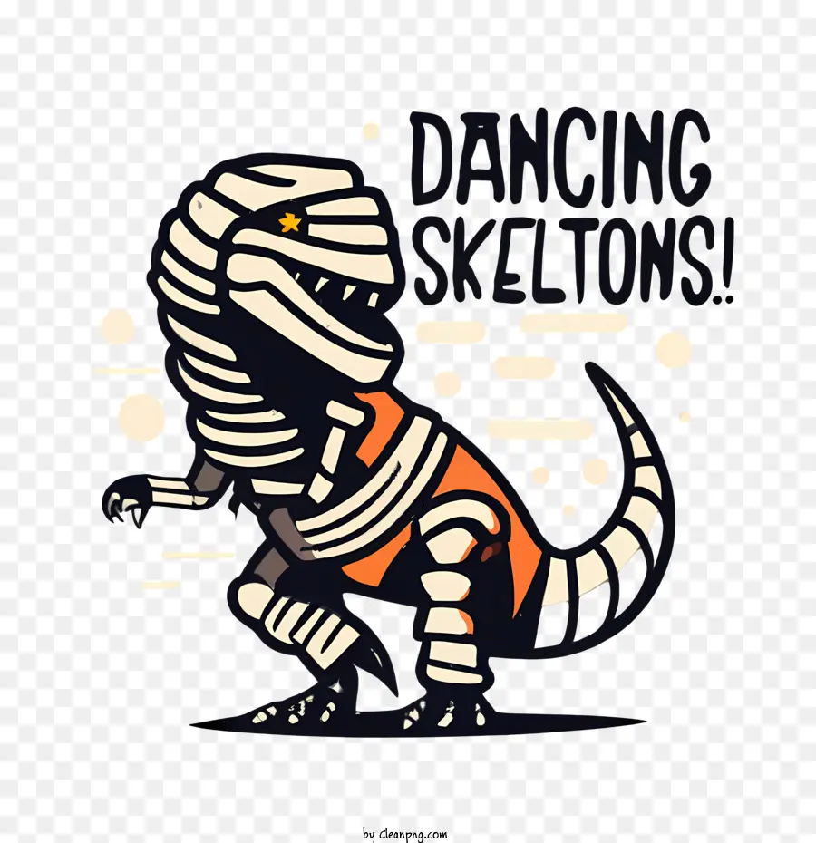 Joyeux Halloween，Squelettes Dansants PNG