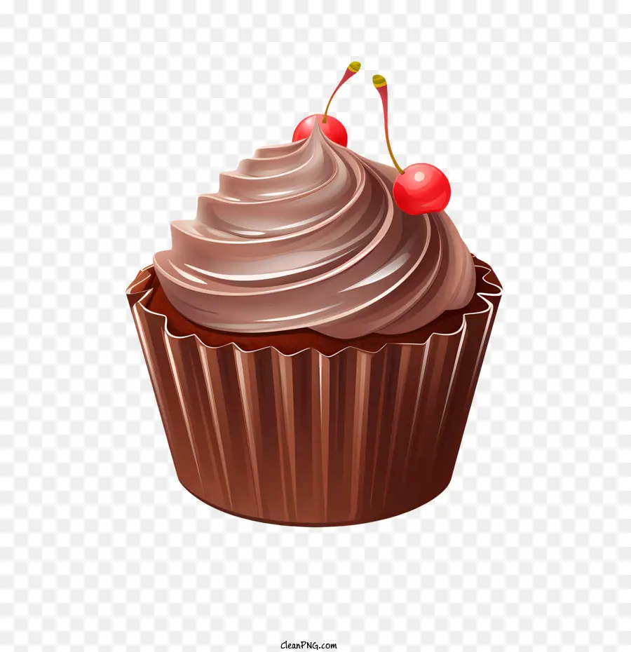 Journée Des Cupcakes Au Chocolat，Petit Gâteau Au Chocolat PNG