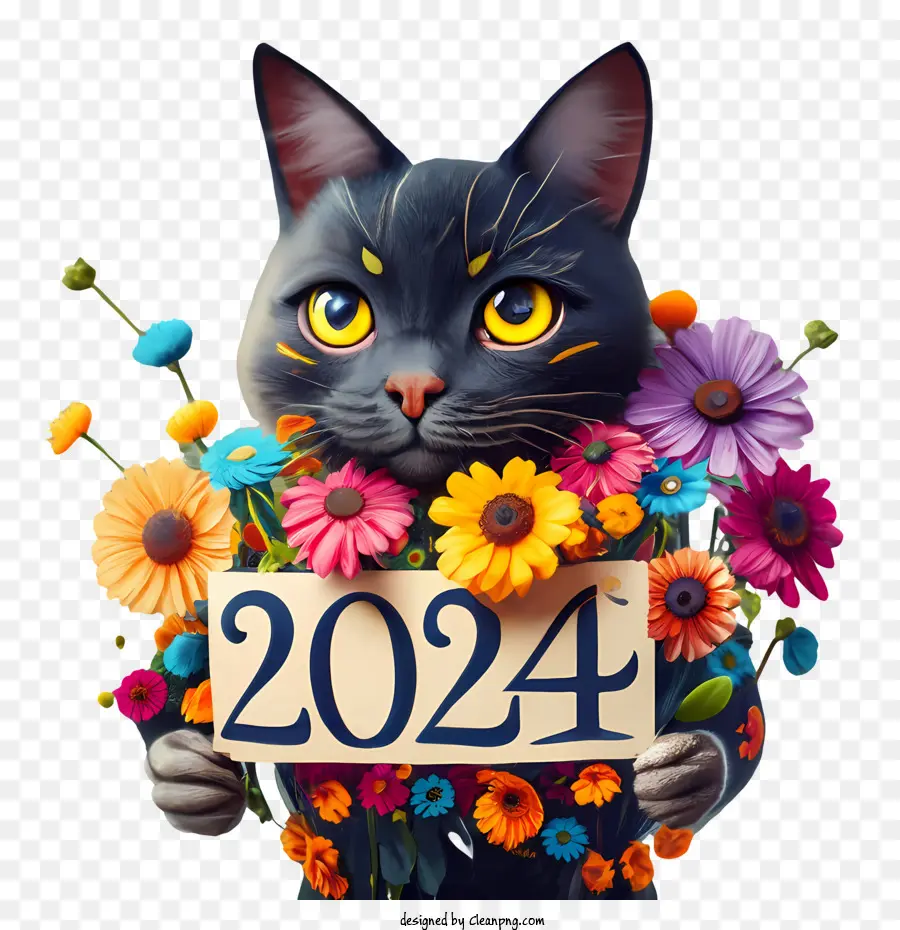 Bonne Année 2024，Nouvel An 2024 PNG