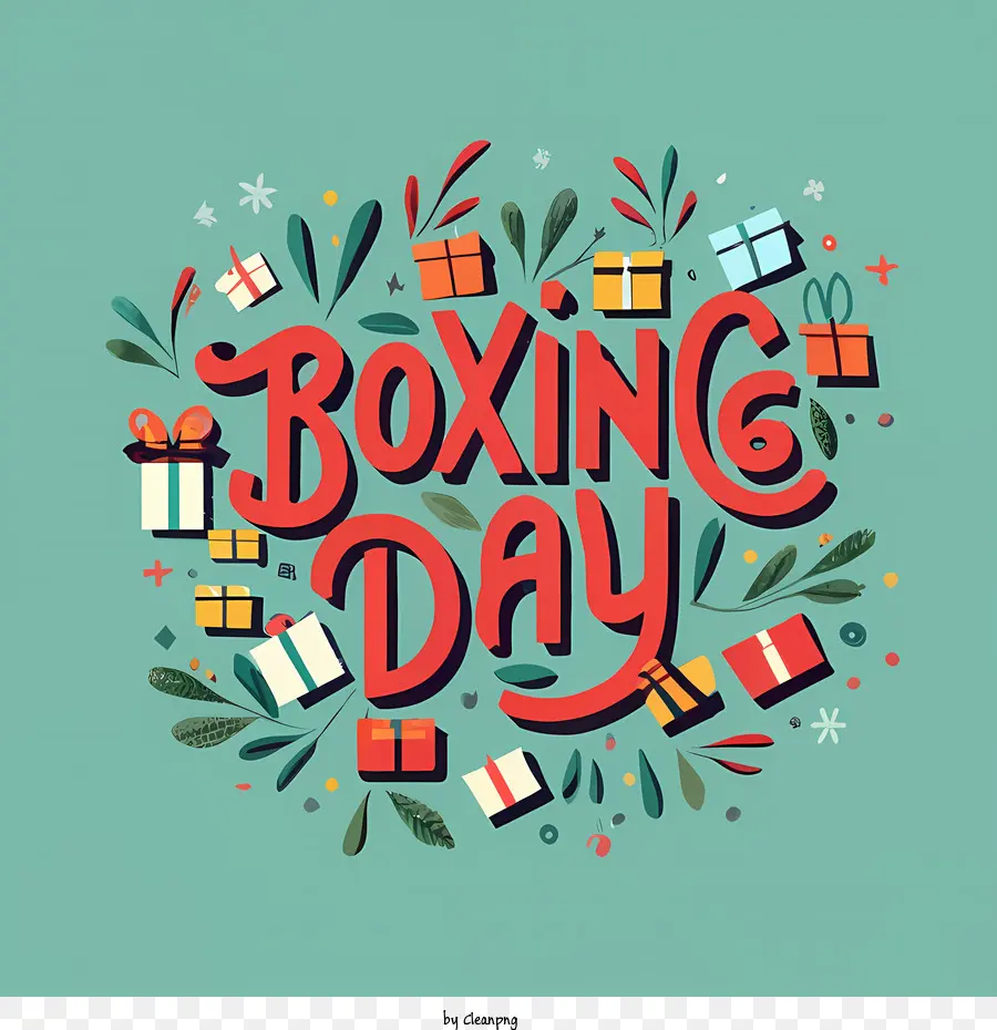 Boxing Day，Cadeaux PNG