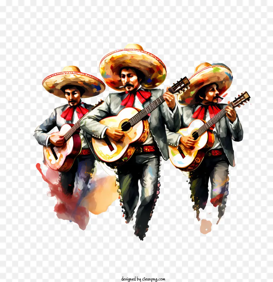 Mexique Le Jour De L'indépendance，Musiciens Mexicains PNG