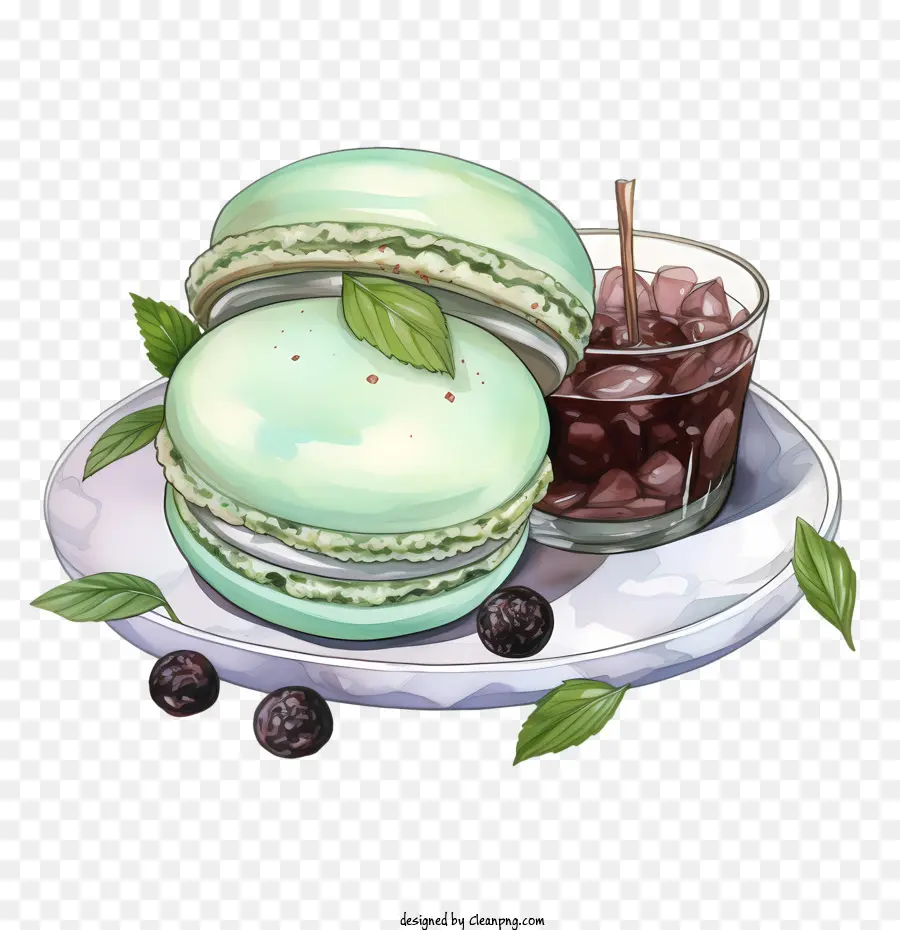 Journée Du Macaron，Macarons Verts PNG