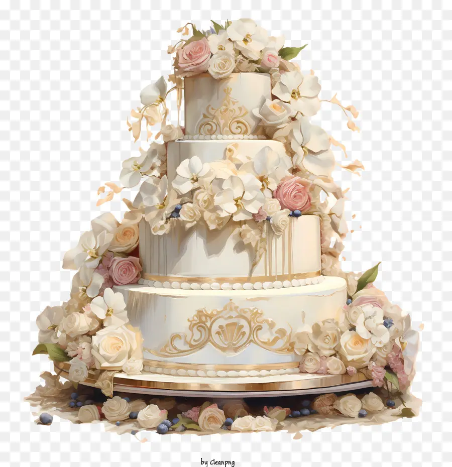 Gâteau De Mariage，Gâteau PNG