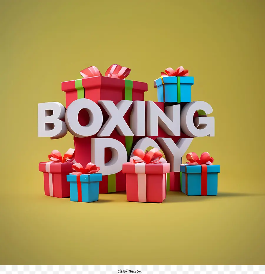 Boxing Day，Boîte Cadeau PNG