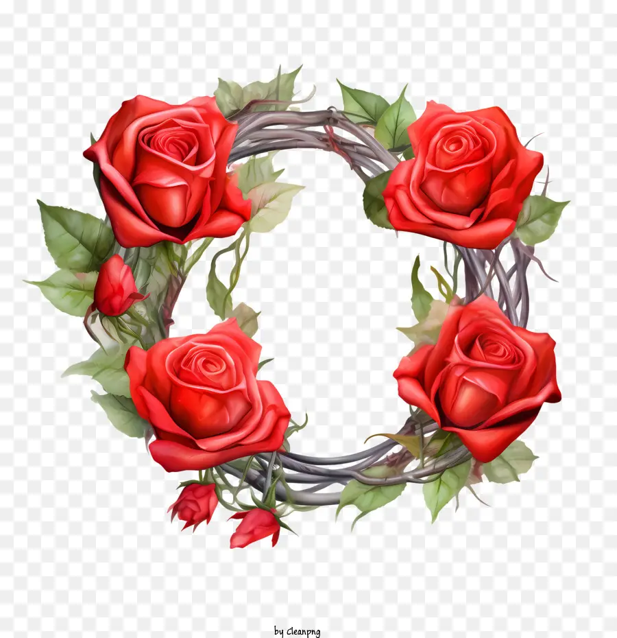 Rose Couronne，Les Roses Rouges PNG