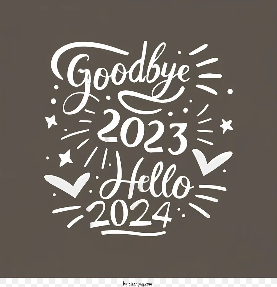 2024 Bonne Année，Heureux PNG