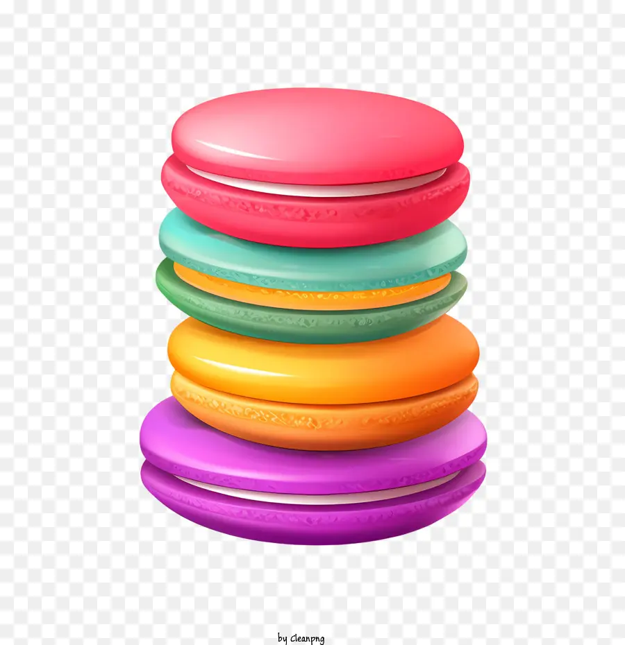 Journée Du Macaron，Macarons Colorés PNG