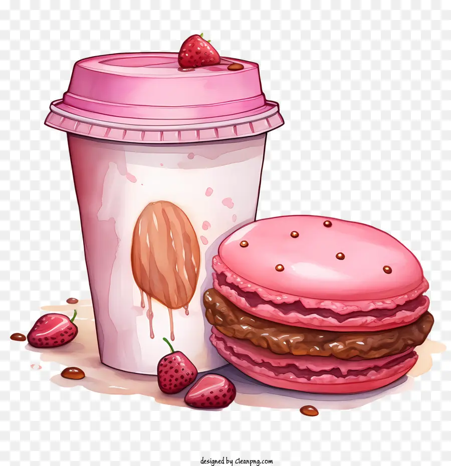 Macaron à La Journée，Gâteau Au Chocolat PNG