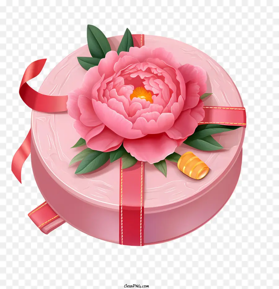 Coffret Rose，Coffret Cadeau PNG