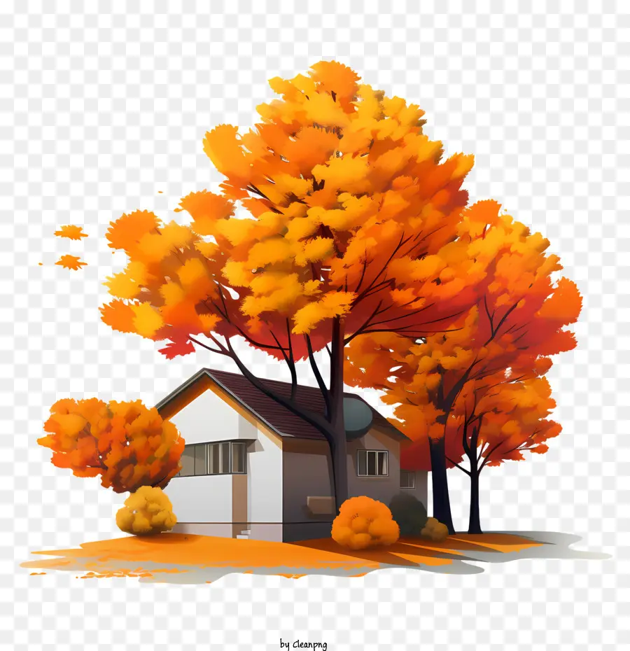 L'automne De La Maison，Maison De L'automne PNG