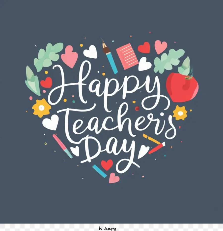 Les Enseignants De La Journée，Heureux Les Enseignants De La Journée PNG