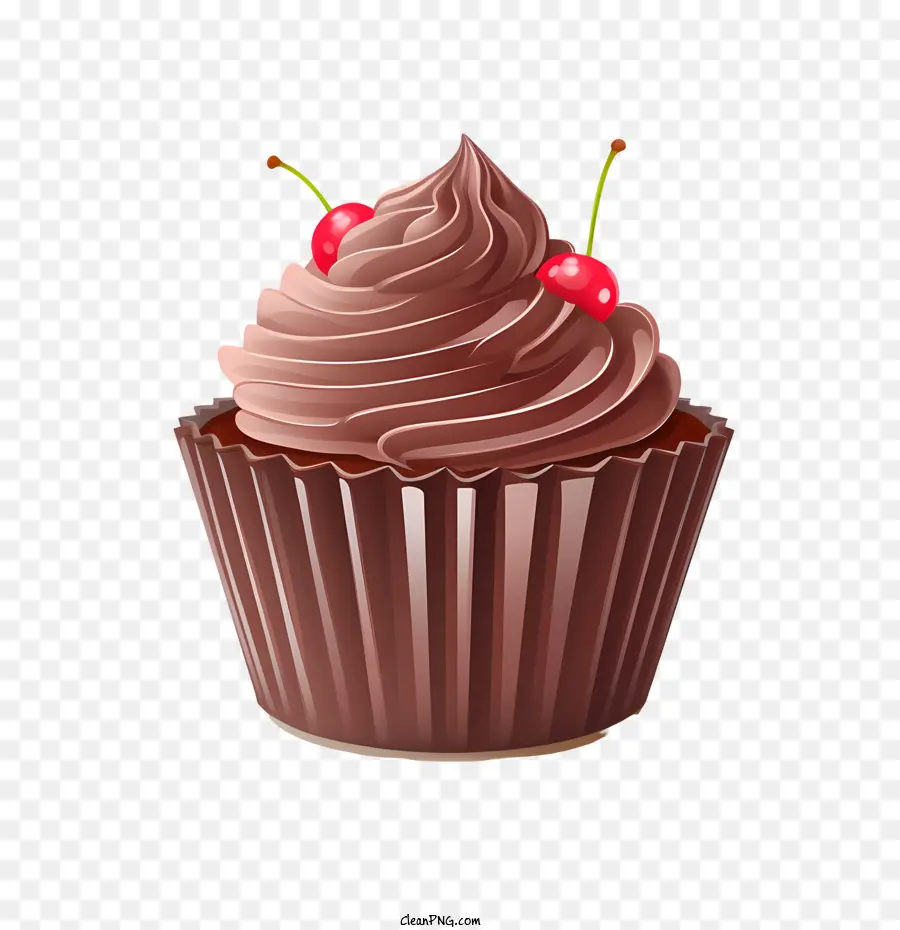 Journée Des Cupcakes Au Chocolat，Petit Gâteau Au Chocolat PNG