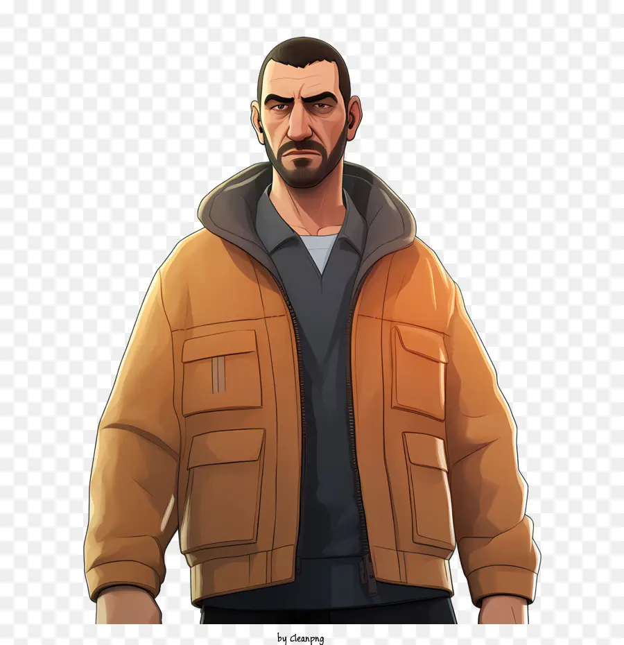 Personnage Automobile De Grand Theft，Barbe PNG