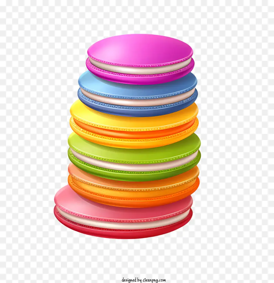 Journée Du Macaron，Macarons Colorés PNG