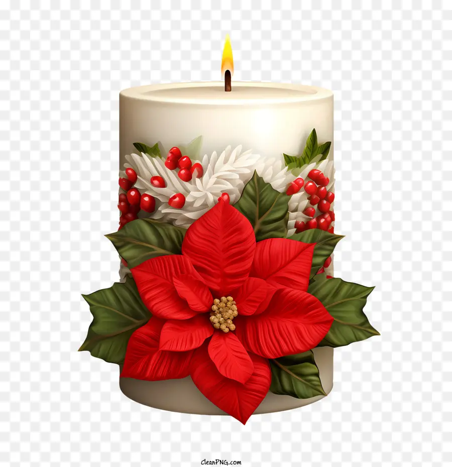 Bougie De Noël，Bougie PNG