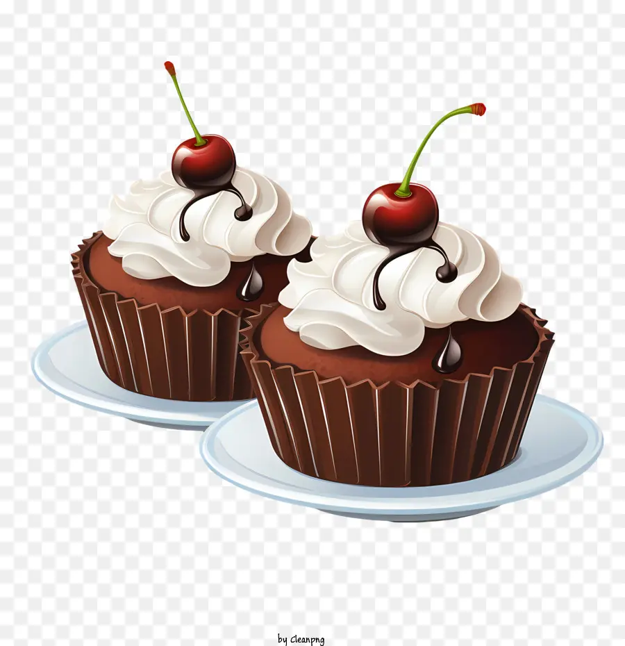 Chocolat Cupcake Jour，Des Petits Gâteaux Au Chocolat PNG