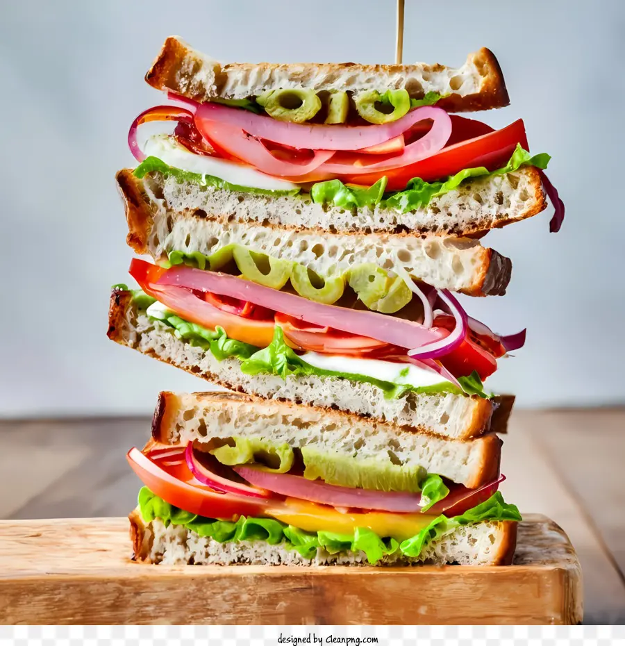 Journée Des Sandwichs，Sandwich Aux Légumes PNG