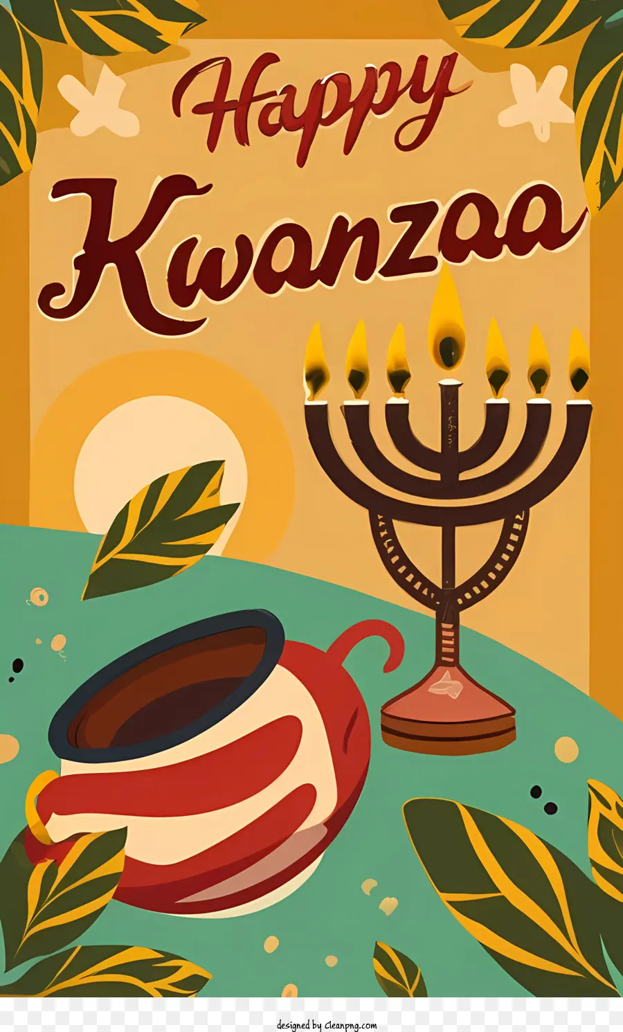 Heureux Kwanzaa，Il Commence PNG