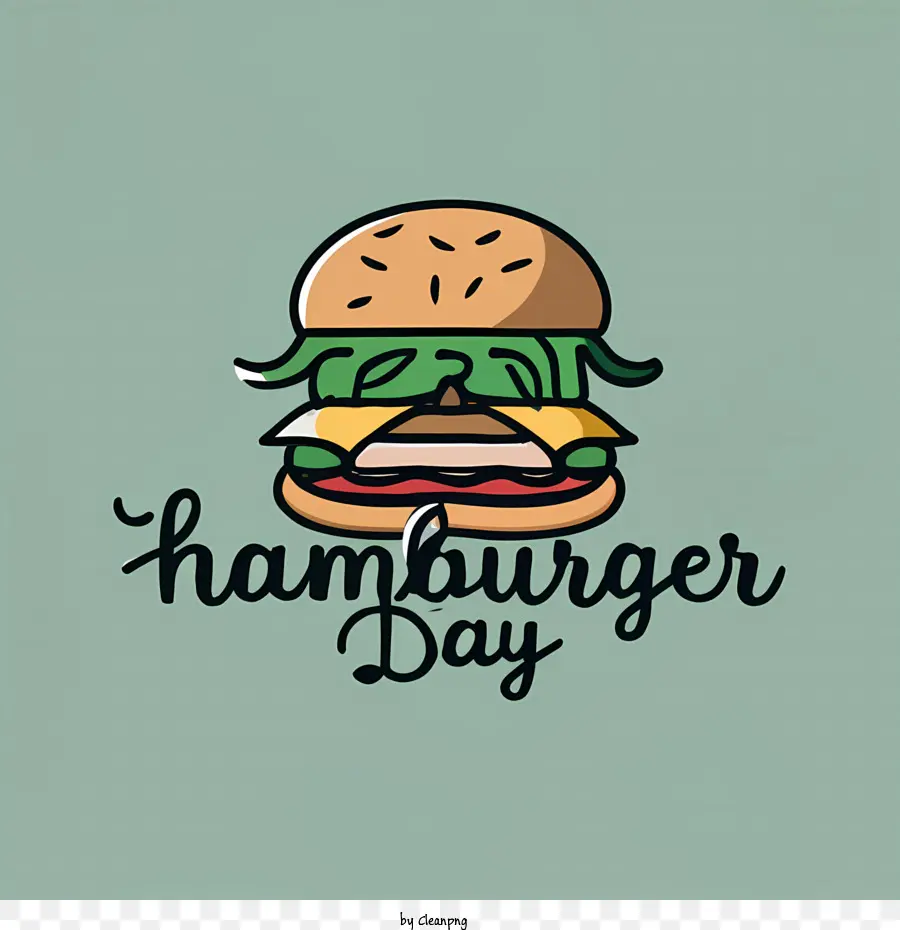 Journée Du Hamburger，Hamburger PNG