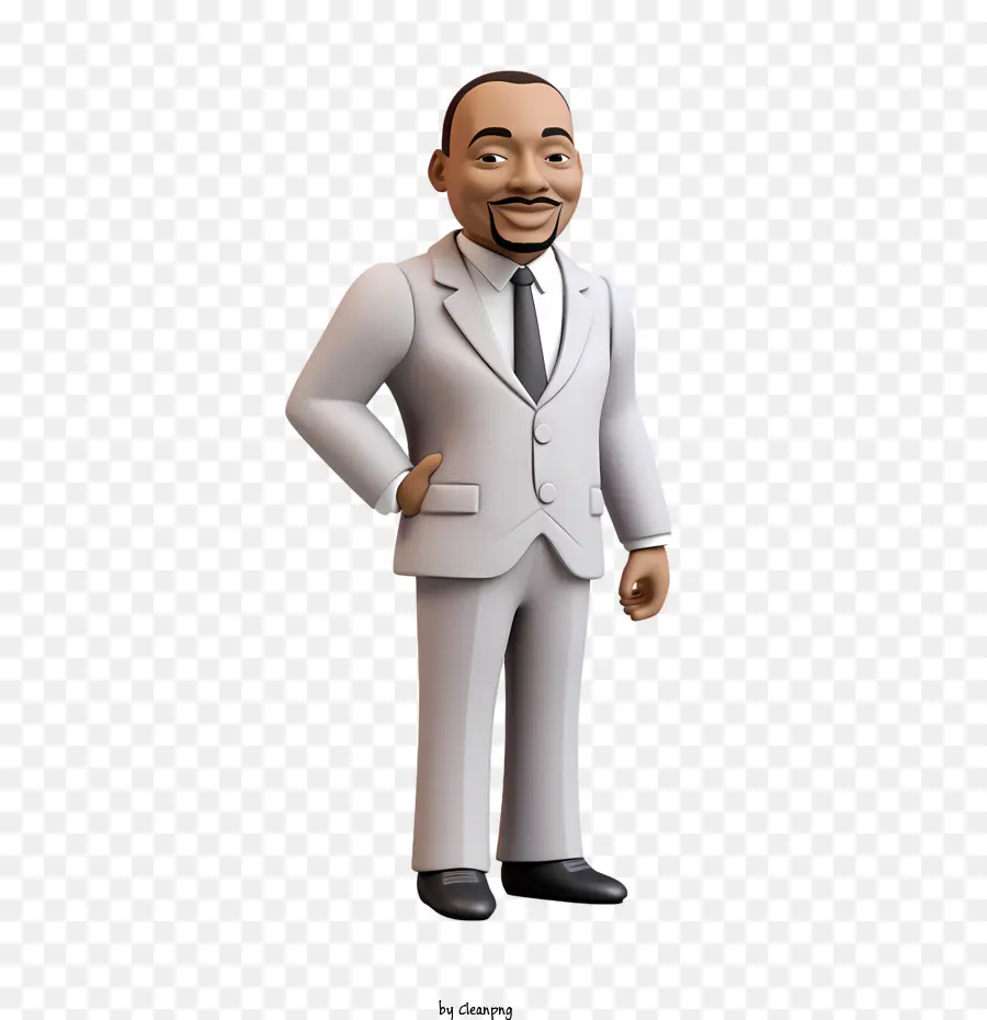 Journée Martin Luther King Jr，Homme En Costume PNG