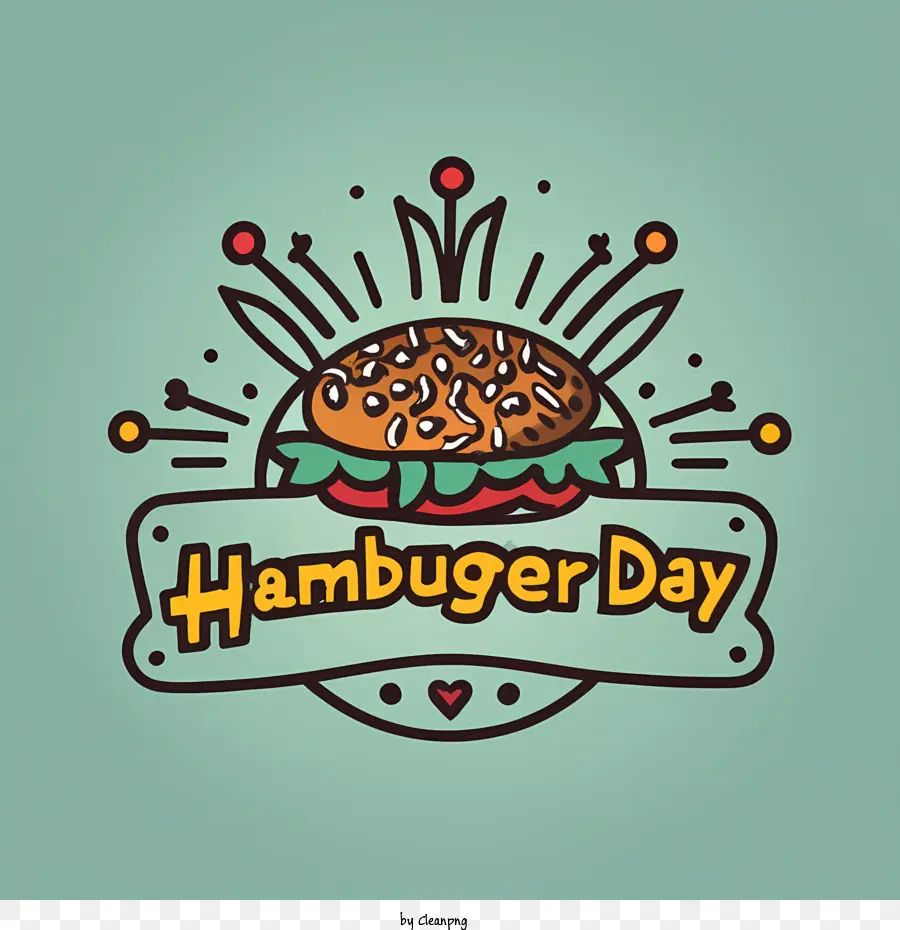 Journée Du Hamburger，Hamburger PNG