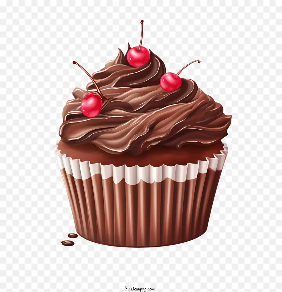 Chocolat Cupcake Jour，Chocolat PNG