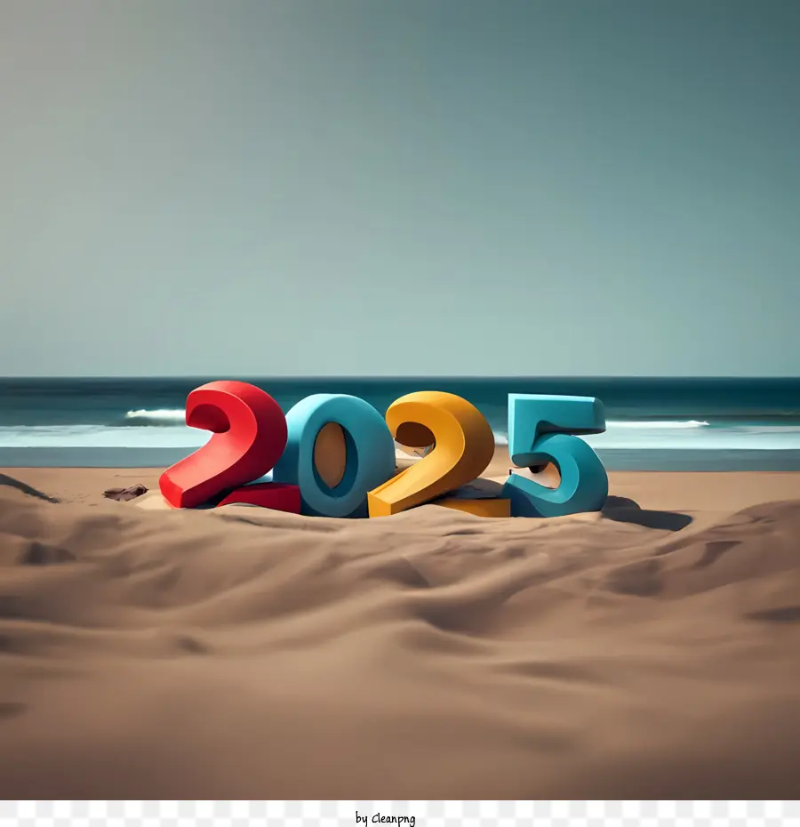 2025 Bonne Année，2025 Word Art PNG