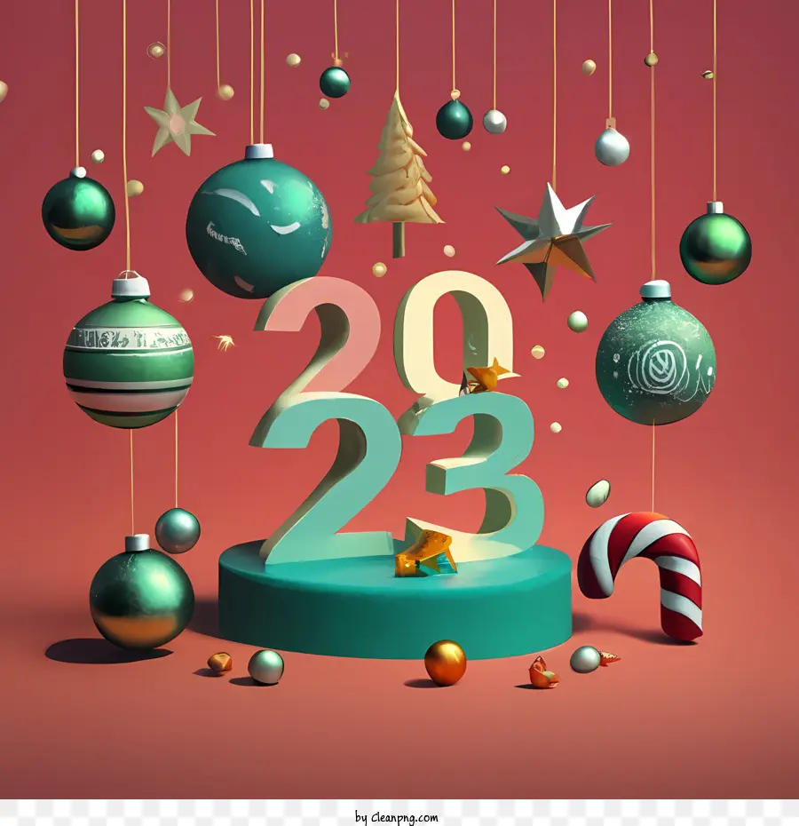 Joyeux Noël，Décorations De Noël 2023 PNG