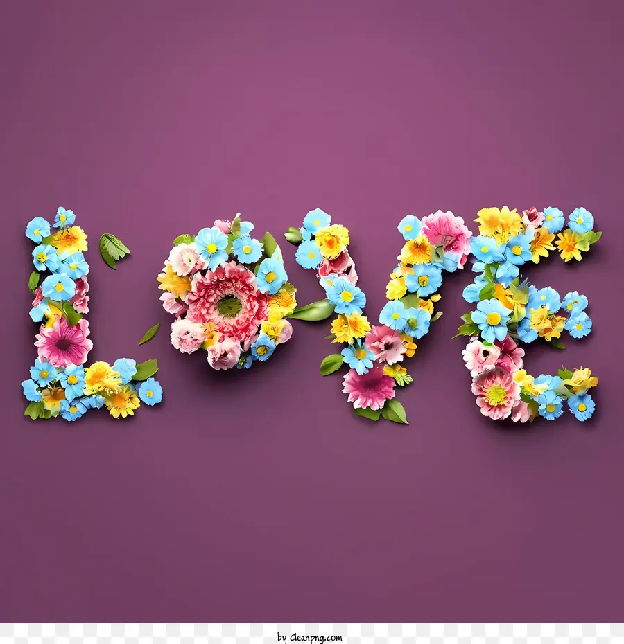 L'amour，Fleurs PNG