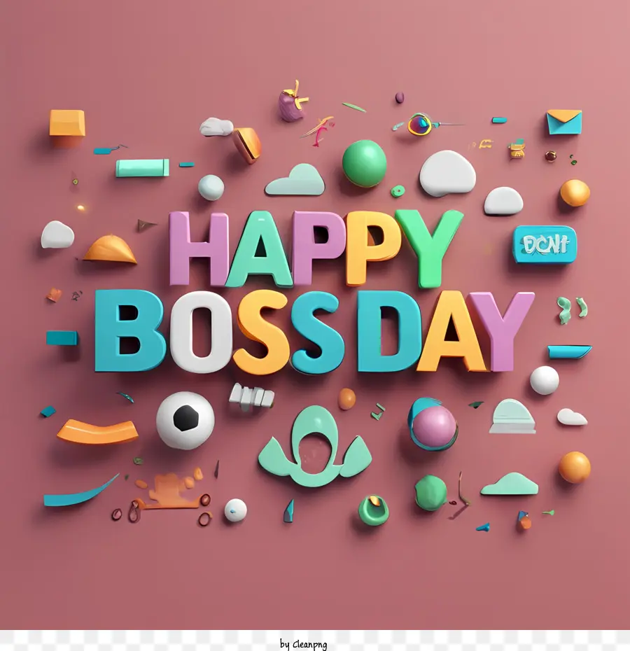 Boss Jour，Happy Boss Day PNG