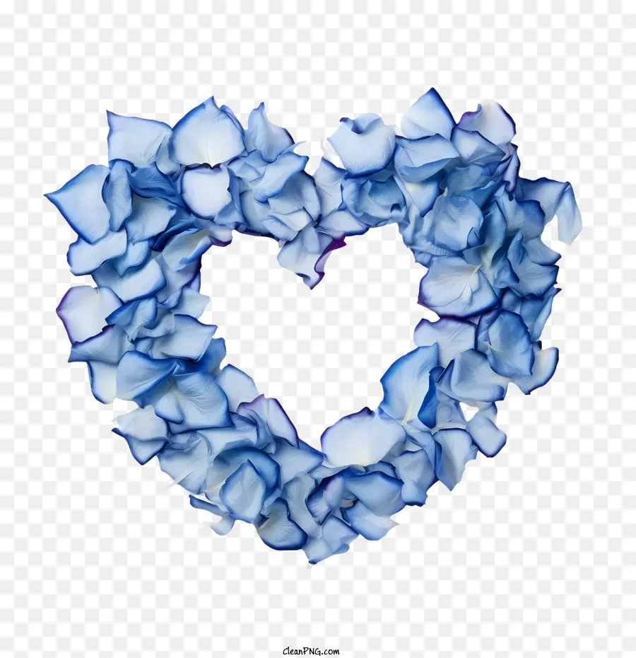 Pétales De Rose Bleue，Fleurs Bleues PNG